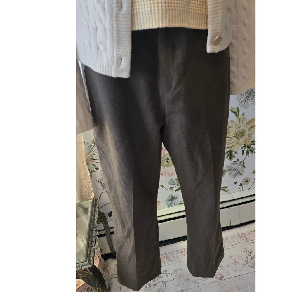NWT Vintage Giorgio Sant'Angelo 100% Wool Trouser in size 12 in Brown